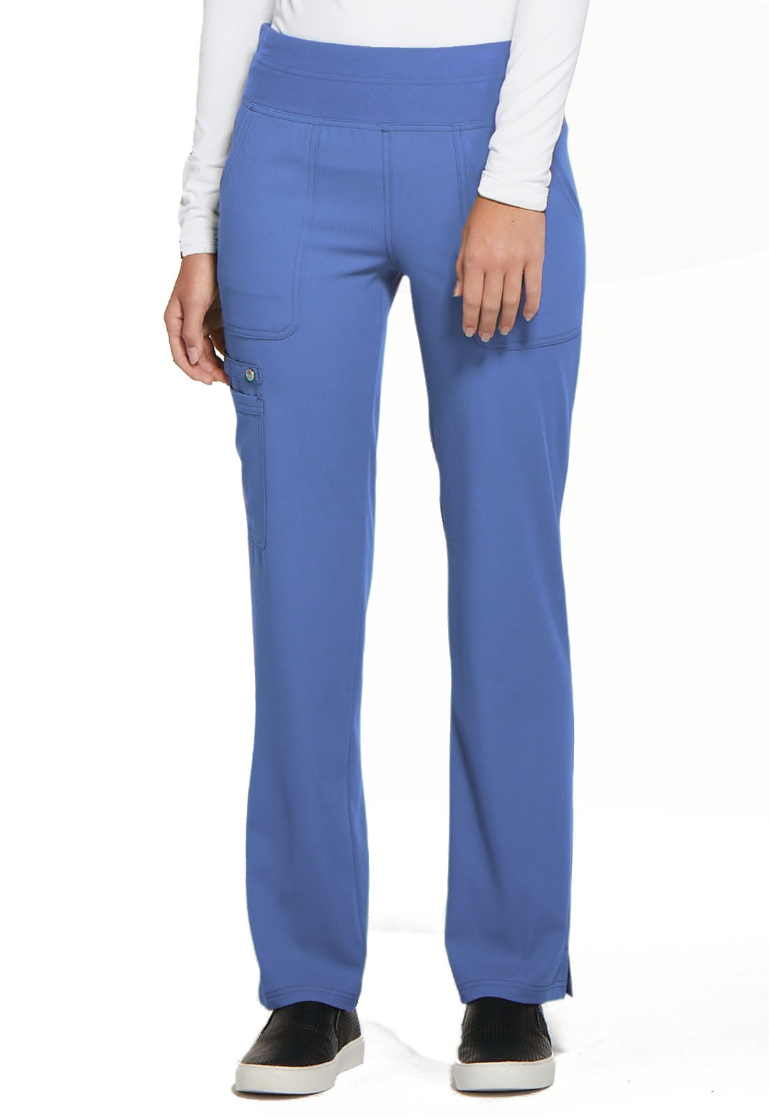 Women's Ceil Blue Straight-Legged Scrub Pants