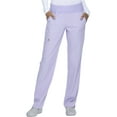 thumbnail image 1 of Elle Scrubs Pant for Women Mid Rise Straight Leg Pull-on EL130P, XL Petite, Lilac Sand, 1 of 6