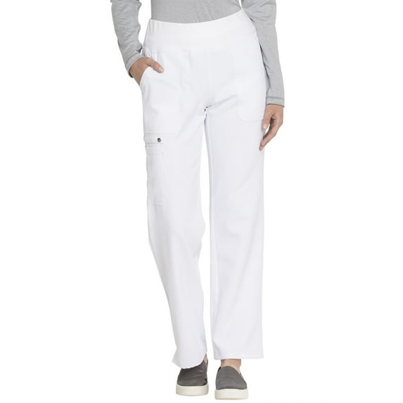 Elle Simply Polished Female Mid Rise Straight Leg Pull-on Medical Scrub Pant EL130
