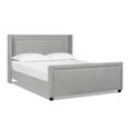 thumbnail image 1 of Elle Wingback Upholstered King Bed Silver Grey, 1 of 17