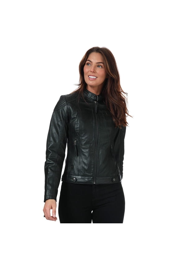 Womens Annette Leather Jacket