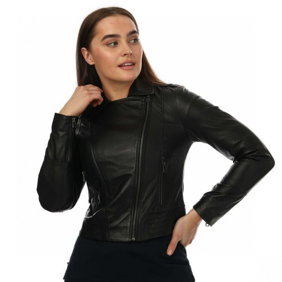 Elle Womens Armin Leather Jacket