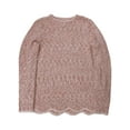 thumbnail image 1 of Elle Womens Soft Pink Speckle Pull-Over Sweater Top Medium, 1 of 1