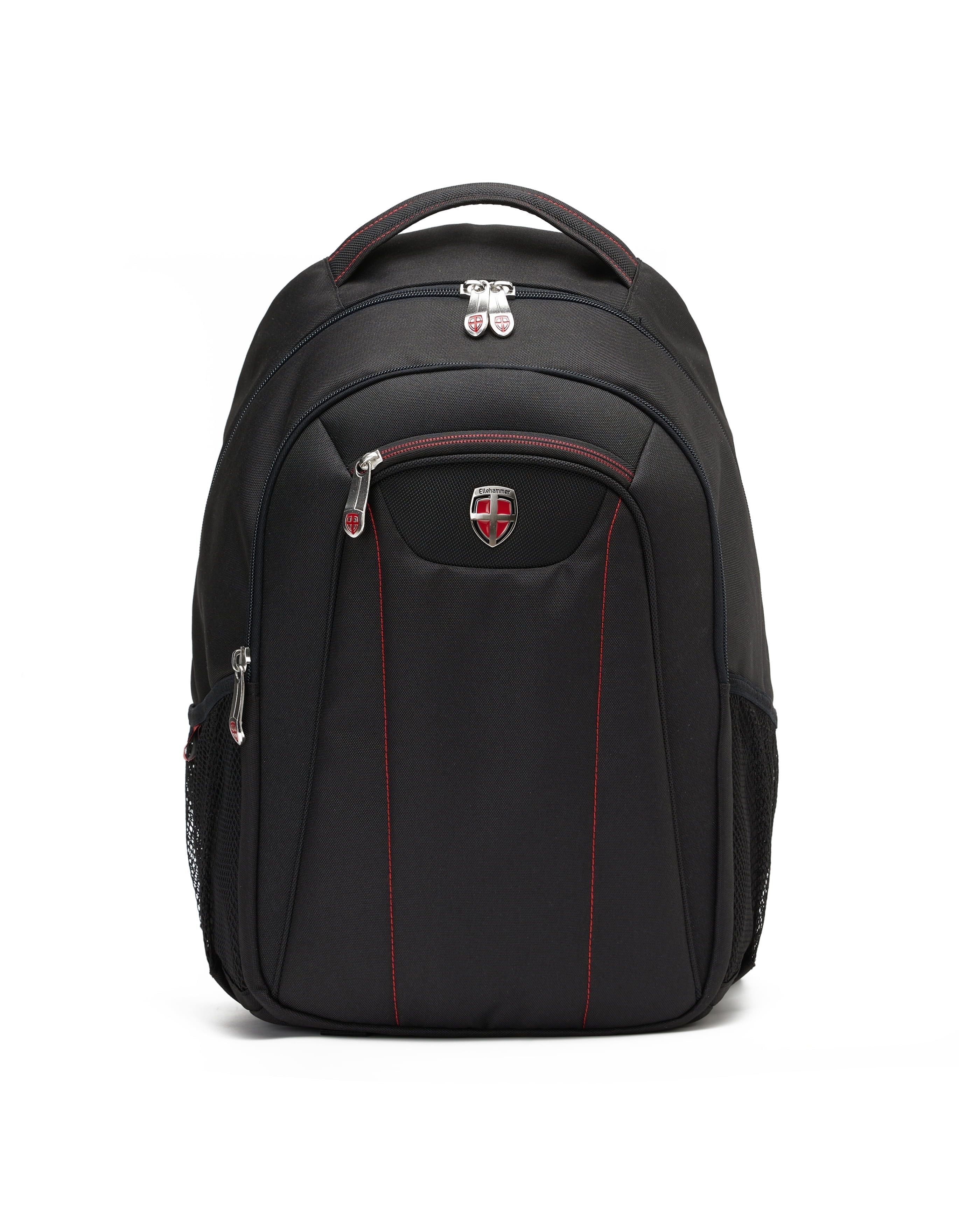 Ellehammer Backpack Carry on School Travel Sports Backpack Black Adult