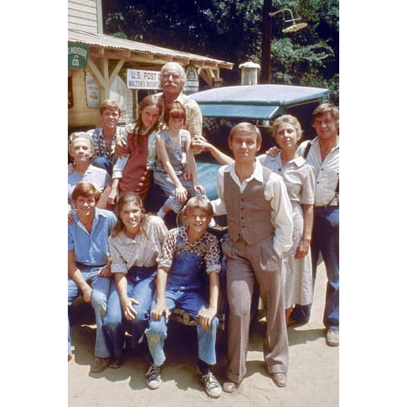 Ellen Corby, Will Geer, Michael Learned, Judy Norton-Taylor, Ralph Waite and Richard Thomas in The Waltons 24x36 Poster