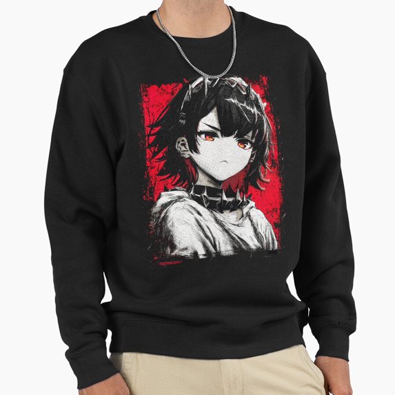 Ellen Joe Shark Maid Zenless Zone Zero Retro Aesthetic Graphic Vintage Unisex Sweatshirt G2154, Up to Size 5XL