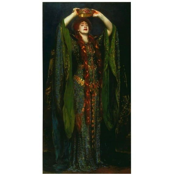 Ellen Terry As Lady Macbeth-Sargent - CANVAS OR FINE PRINT WALL ART