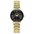 thumbnail image 1 of Ellen Tracy Diamond Collection Womens Metal Bracelet Watch | Round Sunray Dial With Crystals | 28 MM, 1 of 6