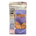 thumbnail image 1 of Ellen Tracy Essentials Women's 4 Way Stretch Flexible Fit Seamless Brief, 5 Pack (Black/Orchid, M), 1 of 2