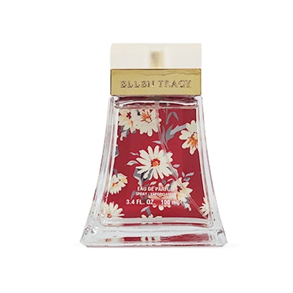 Ellen Tracy Floral White Fall Dynamic Eau de Parfum Perfume for Women, Floral Gourmand Fragrance, 3.4 oz Spray