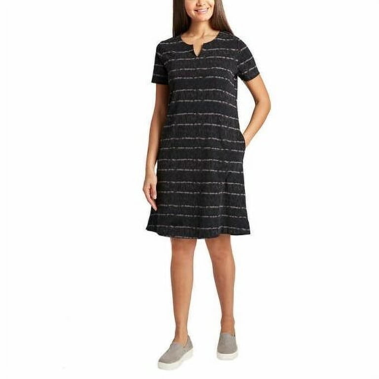 ellen tracy cotton dress ELLEN TRACY Ladies' Pima Cotton Dress (Triumph Gray Animal Print, Small) at Amazon Women's Clothing store
