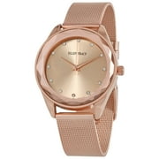 Ellen Tracy Quartz Rose Gold Dial Ladies Watch ET5180RG