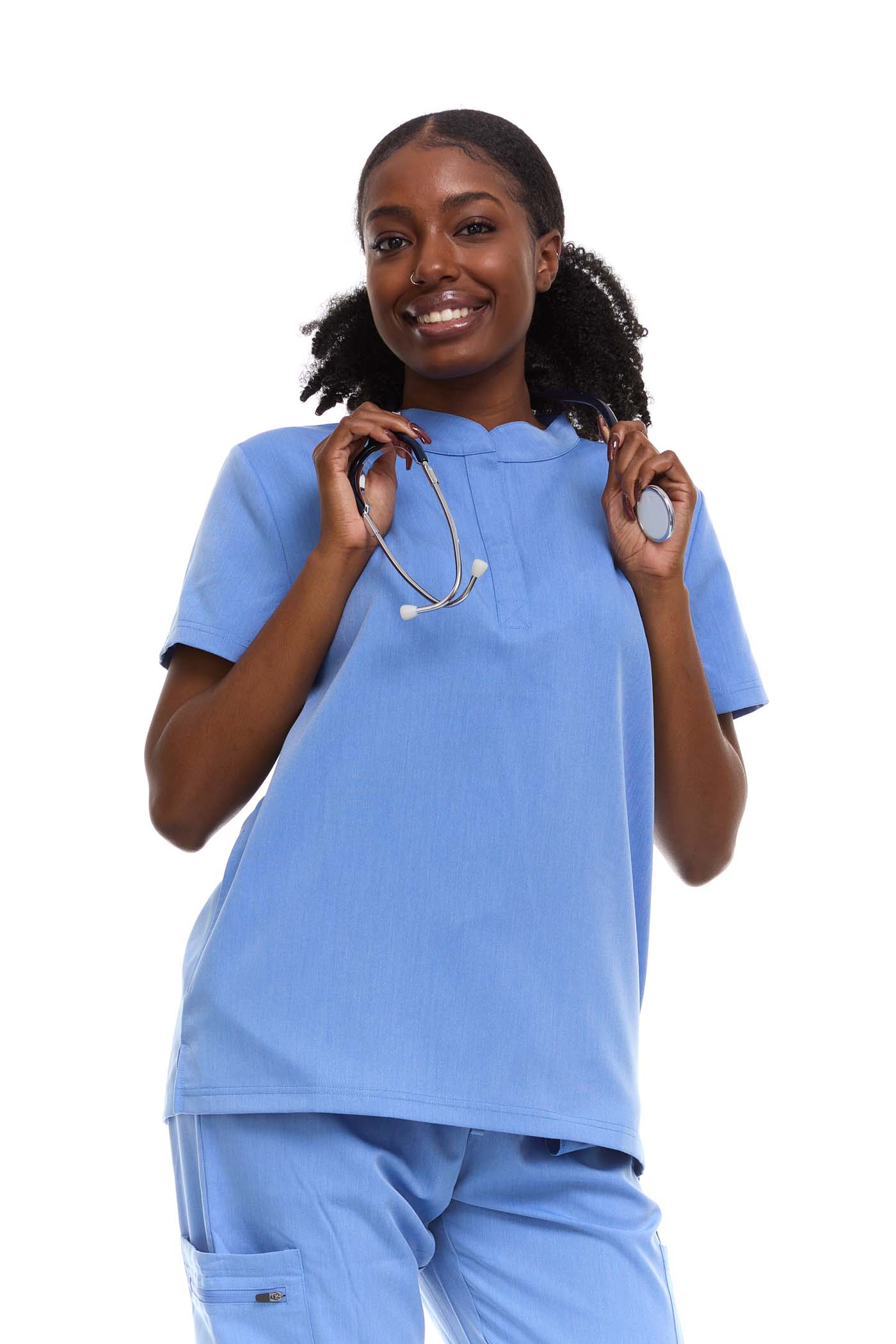 Scrubstar Women's Fashion Collection Breast Cancer Awareness Scrub Top