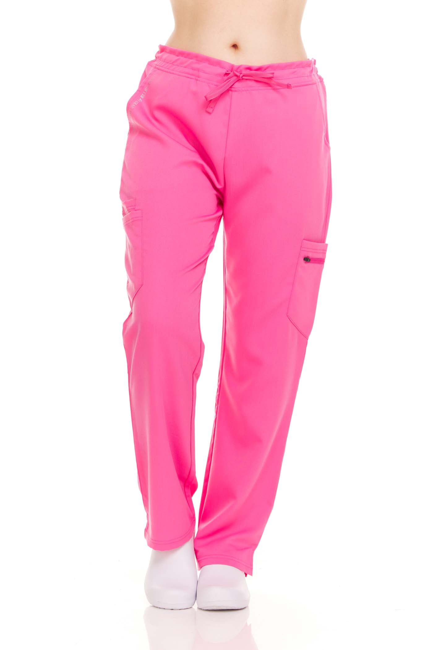 Ellen Tracy Women Scrubs Pants Female Medical with Pockets 4 Way