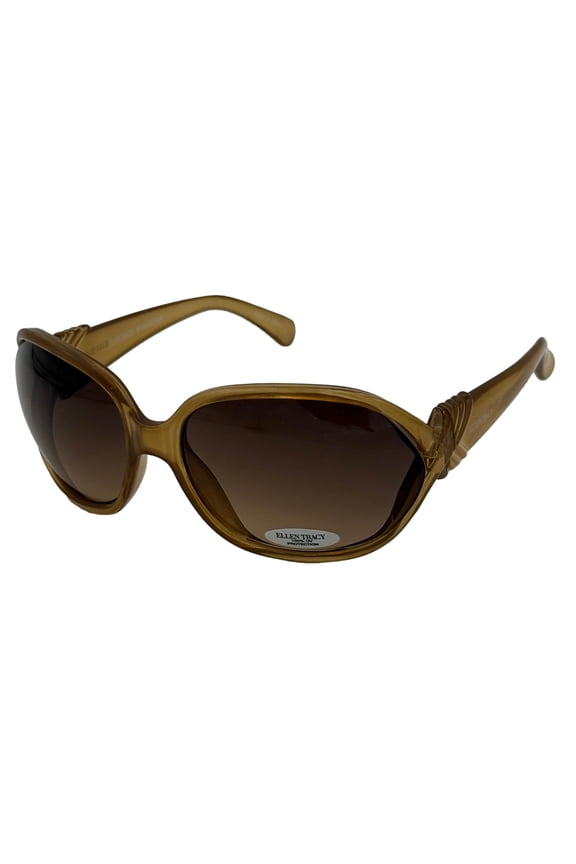 Womens Sunglass ET 531 3 Plastic Rectangle Honey