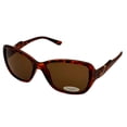thumbnail image 1 of Ellen Tracy Womens Sunglass ET 551 1 Demi Plastic Rectangle Brown, 1 of 6