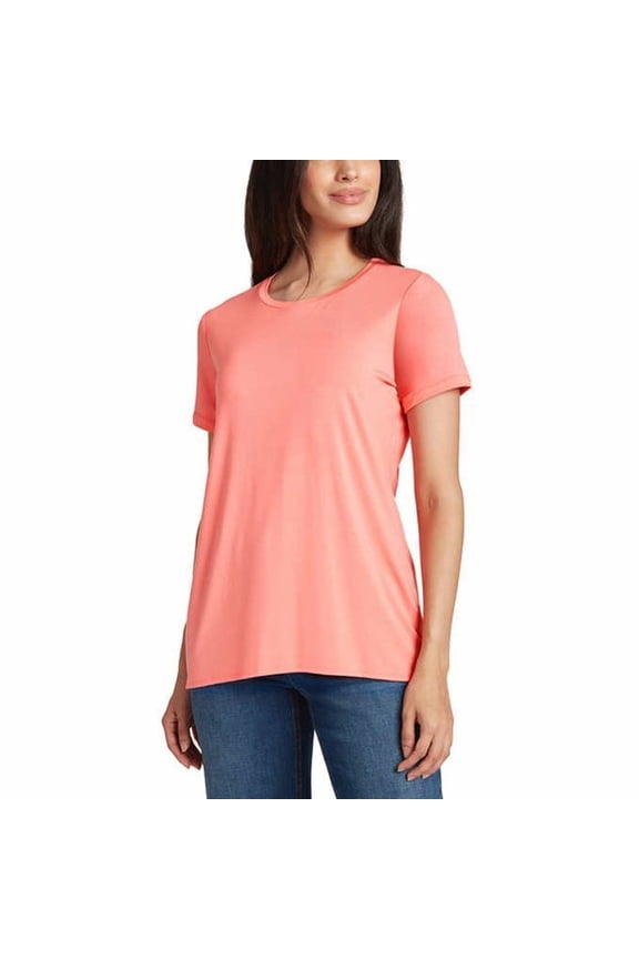 Womens Tunic Top,Coral Rose,S