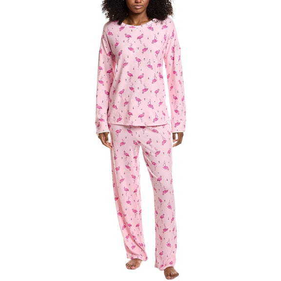 Ellen Tracy womens 2pc Pajama Set, s, Pink