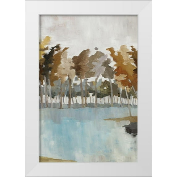 Ellens, Jacqueline 13x18 White Modern Wood Framed Museum Art Print Titled - Wetlands II
