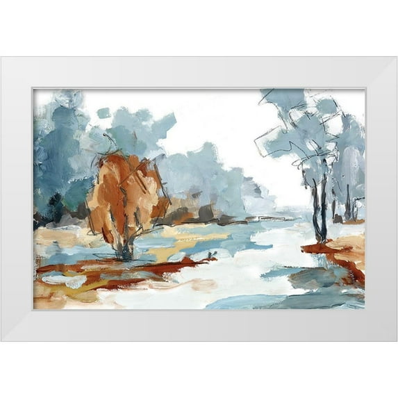 Ellens, Jacqueline 14x11 White Modern Wood Framed Museum Art Print Titled - Backroads VI