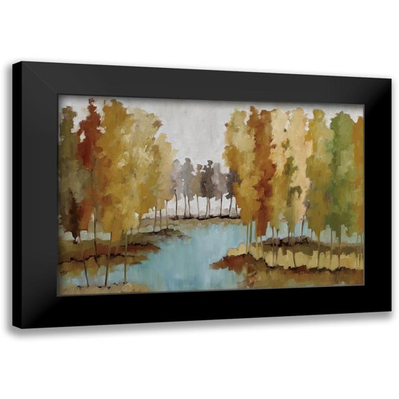 Ellens, Jacqueline 18x13 Black Modern Framed Museum Art Print Titled - Lake View