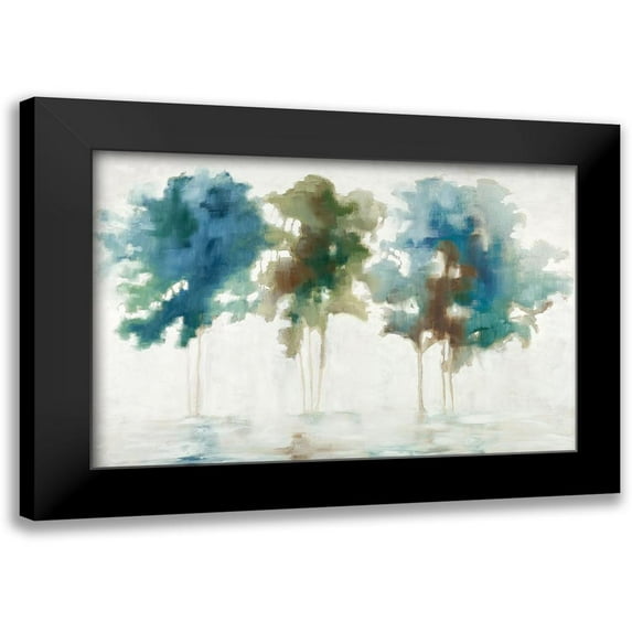 Ellens, Jacqueline 18x13 Black Modern Framed Museum Art Print Titled - Tree Trio