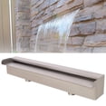 thumbnail image 1 of Elleree Stainless Steel Water Fountain with 2 Connectors For Outdoor Gardens Pond Pool Spillway Waterfall Fountain 23.6", 1 of 8