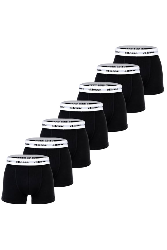 Men Boxer Shorts Cotton Black Xxl
