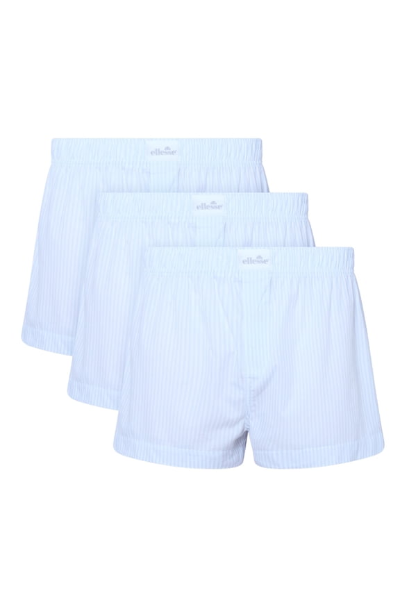 Men Boxer Shorts Cotton Blue L