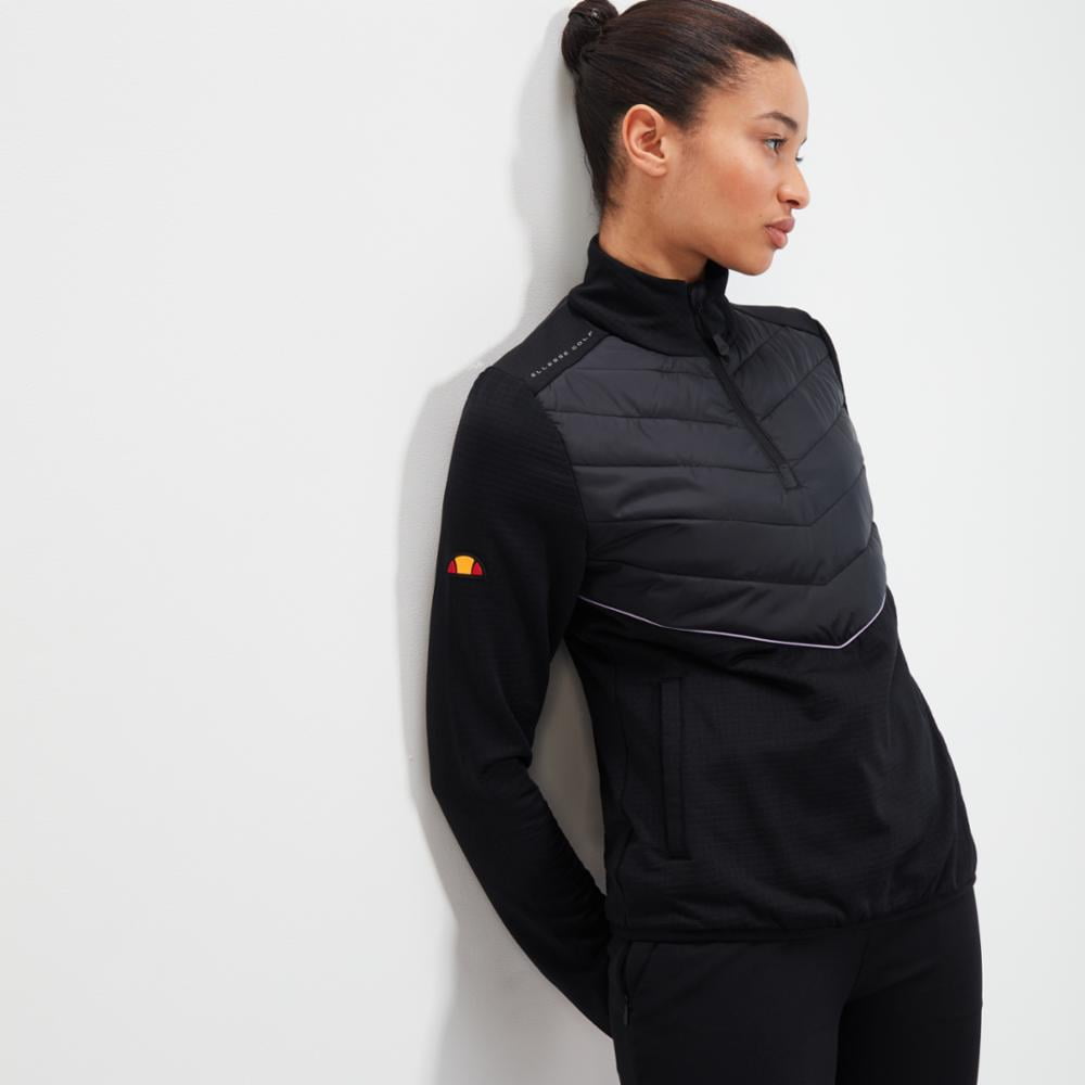 Ellesse piping crop polo shirt cheap