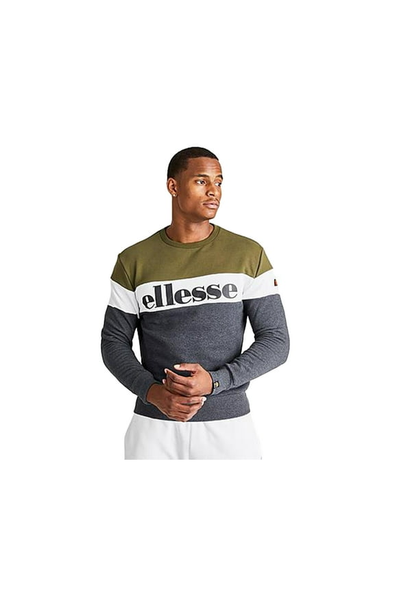 Tarinis Sweatshirt Mens Active Shirts & Tees Size L, Color: Olive/White/Black