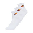 thumbnail image 1 of Ellesse Unisex Quarter Socks, 3 Pair - Tallo, Ankle Socks, Logo White 47-49 (Uk 12-14), 1 of 4