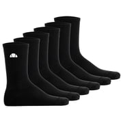 Ellesse Unisex Socks Cotton Black 37-42,5 Uk 4-8