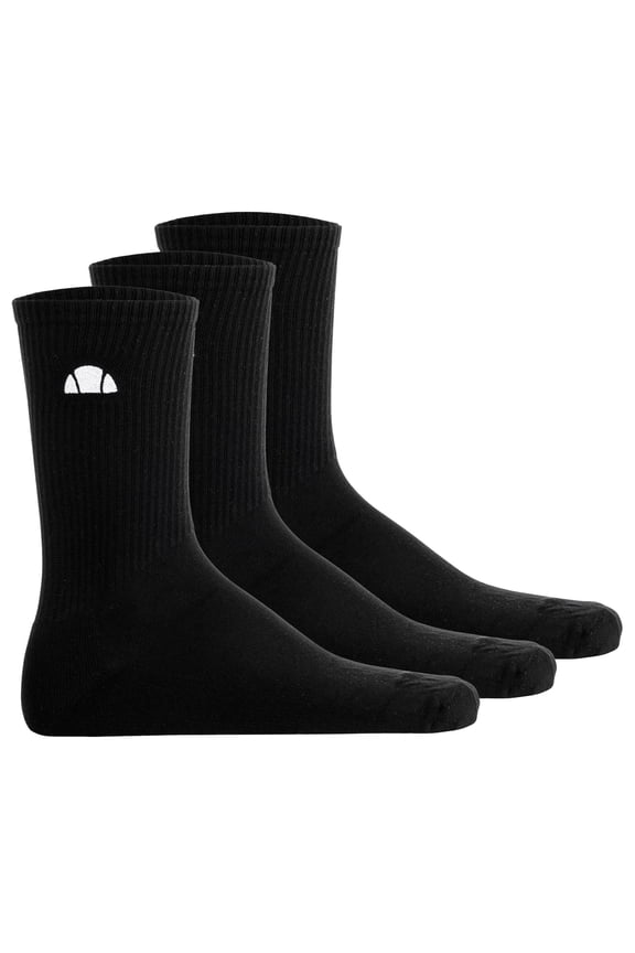 Unisex Socks Cotton Black 41-46