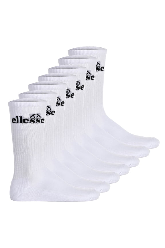 Unisex Socks Polyester White 12-14 Uk