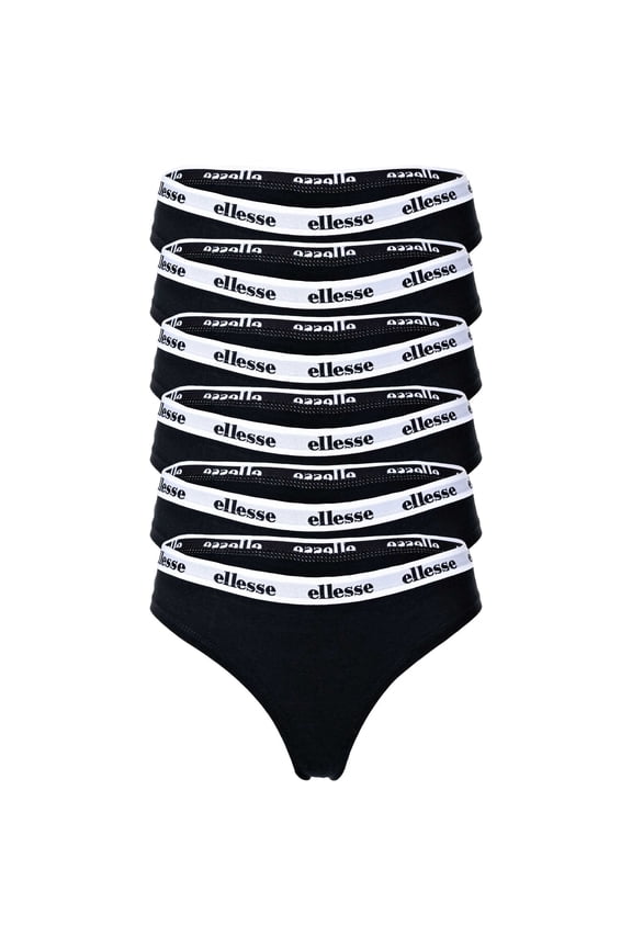Women String Cotton Black X-Small