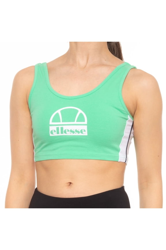 Women's Sleeveless Moisture-Wicking Troxy Bra Top (Green, Small, S)
