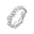 thumbnail image 1 of Elli by Julie & Grace Band Ring Flower Hippie 925 silver, 1 of 4