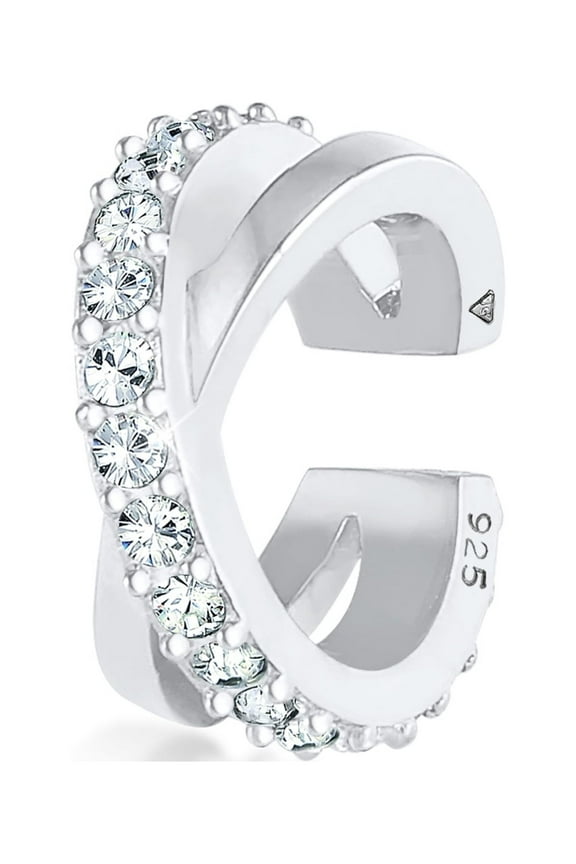 Elli by Julie & Grace Crystal Ear Cuff Earring 925 Silver For Women