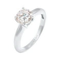 thumbnail image 1 of Elli by Julie & Grace Cubic Zirconia Solitaire Engagement Anniversary Ring, 1 of 4