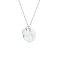 thumbnail image 1 of Elli by Julie & Grace Women Irregular Coin Necklaces 925 Silver, 1 of 7