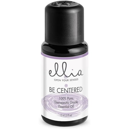 Ellia Be Centered Blend Essential Oil, 15 mL Bottle, Clear, 5 Fl Oz