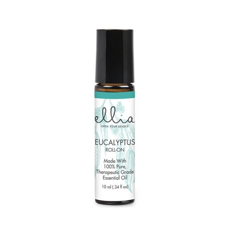 Ellia Eucalyptus Essential Oil Roll-On 10ml, 100% Pure, Therapeutic Grade