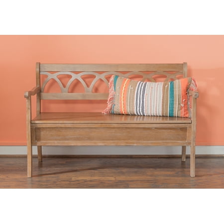 Elliana Storage Bench, Natural Driftwood