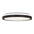 thumbnail image 1 of Ellie 16.25-in W Integrated LED Bronze Contemporary Flush Mount Ceiling Light Fixture, 1 of 8