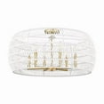 thumbnail image 1 of Wry Lighting Ellie 6-light Semi-Flush Mount in Modern Brushed Gold, 1 of 10