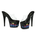 thumbnail image 1 of Ellie 709-Equalizer Women's 7 Inch Stiletto Mule With Neon Equalizer Pattern, 1 of 2