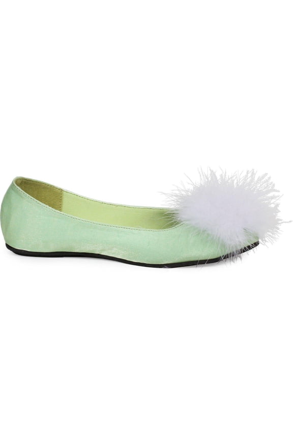 Ellie Childrens Shoe E-013-TINKER 0" Heel Slipper S / Green