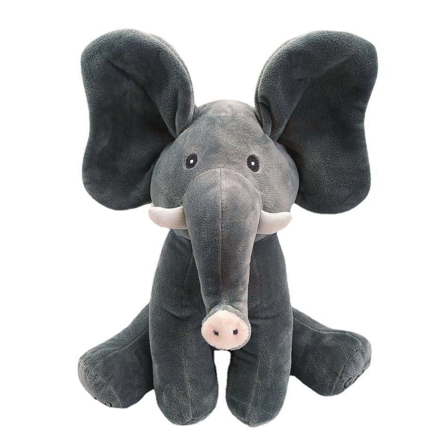 Ellie The Elephant - Musical Peek-a-Boo Elephant Toy - Interactive ...