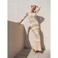 thumbnail image 1 of Ellie Makir Nude Knitted Dress, 1 of 3